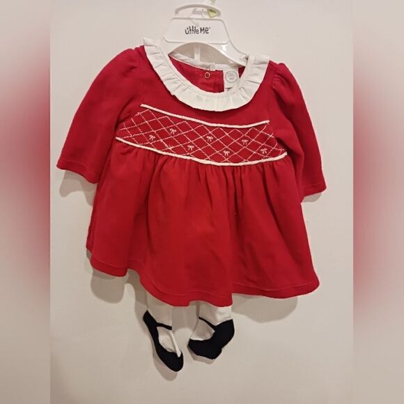 3 for $26 - Christmas Baby Outfit - 3 Months - Little Me - Picture 1 of 5